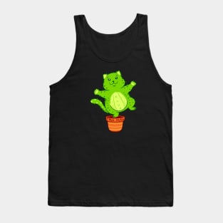 Cactus Cat Free Hugs Tank Top